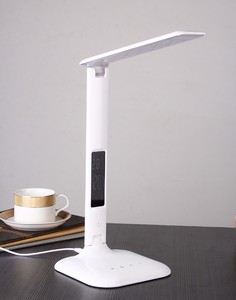 โคมไฟตั้งโต๊ะที่ทันสมัยหรี่แสงได้อ่านแสงที่มีอุณหภูมิ3สีโหมด5ระดับหรี่ - Product Image 4