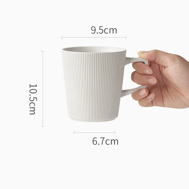 Taza blanca de 350 ml