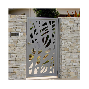 Tùy Chỉnh Sơn Bột Nhôm Thiết Kế Cổng Vườn Nhôm Hàng Rào Và Cổng Ngoài Trời Mới Nhất Chính Cổng - Product Image 1