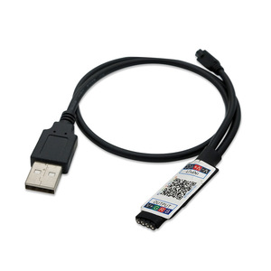 Usb кабель для мобильного телефона для управления через приложение входит ПДУ с 24 кнопками СВЕТОДИОДНЫЙ Контроллер ТВ фон настенный светильник умный музыкальный контроллер - Product Image 1
