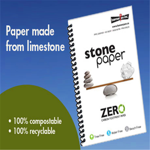 Cuaderno de papel piedra resistente al desgarro al por mayor personalizado, Bloc de notas impermeable con hoja A5 - Product Image 1