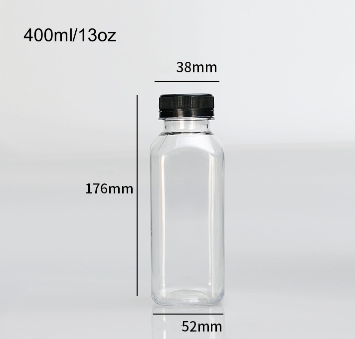 Bouteilles de jus de 400 ml avec bouchons