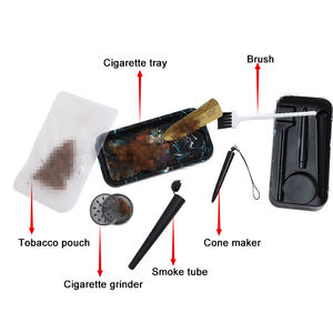 Vapruz yeni sigara aksesuarları kiti ile servis tepsisi değirmeni koni yapımcısı hepsi bir set sigara seti - Product Image 5