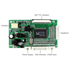 Placa principal de marcha atrás Vga 2Av y panel Lcd Tft pantalla Lcd transparente de 800X600 pantalla Lcd de 8 pulgadas para coche - Product Image 4