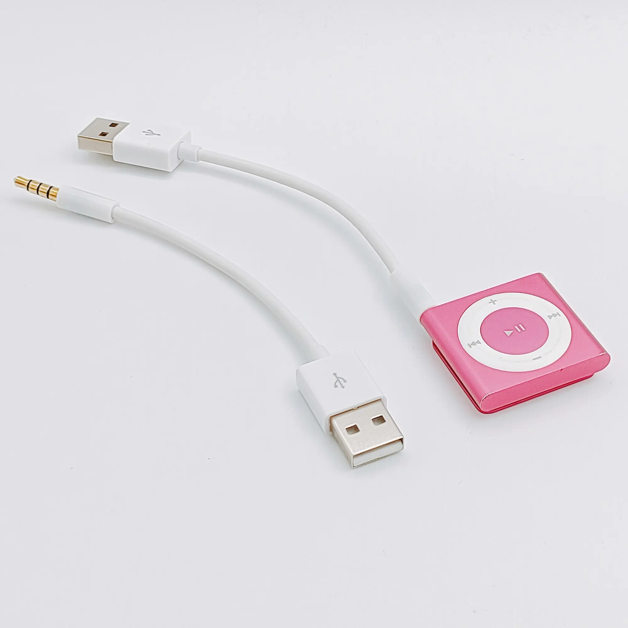 Cable USB para iPod Shuffle, 2 pack/lote, sincronización de datos y cargador, para 3/4/5/6/7 generación