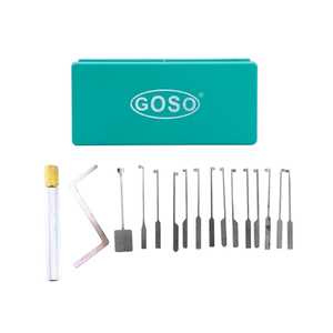 Goso Advanced Combination LockSmith Tools Unlocking Lock Pick Set for 14 Hook Dimple Picks <strong>Kaba</strong> Lock Tools
