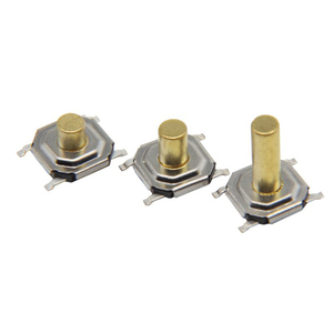 Pulsante in ottone 5*5 SMD/SMT interruttore tattile momentaneo terminale montato a 4 pin interruttore a pulsante in metallo - Product Image 6