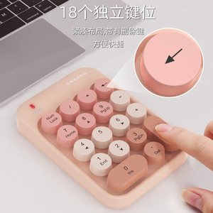 OEM New Mini 2.4G Wireless <strong>Numeric</strong> <strong>Keyboard</strong> for Desktop Use <strong>with</strong> Membrane Operation Style