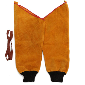 Elastic Cuff Cow Leather Welding Sleeves Safety Clothing for Welders