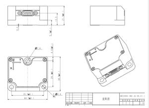 高データリフレッシュレートRS422 6軸慣性測定ユニットIMU低ノイズ - Product Image 6