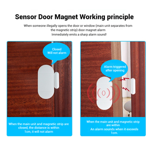 Remote Control Ultra Long Standby <strong>Multi</strong> <strong>Functional</strong> Security Alert <strong>System</strong> Wireless Door Window <strong>Alarm</strong> For Home Business - Product Image 2