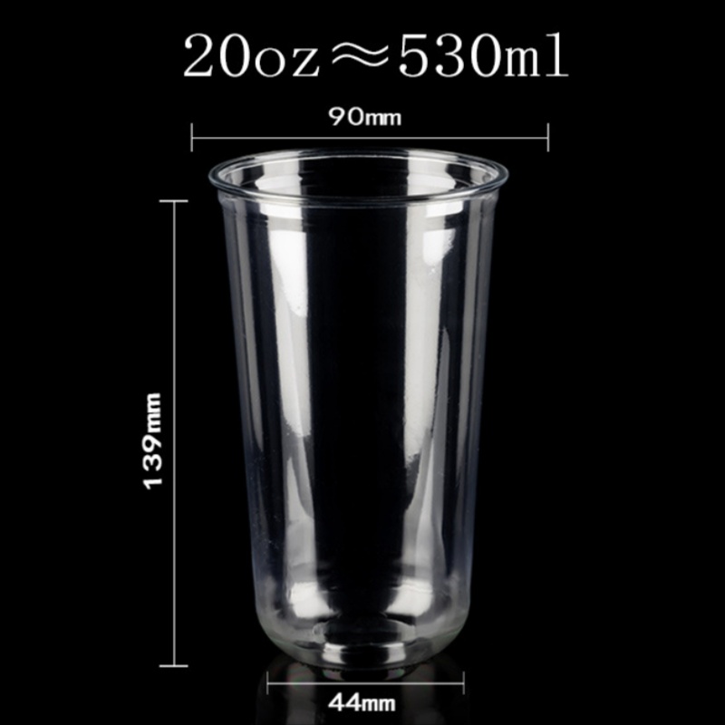 Gobelet transparent de 90 mm, 20 oz/530 ml