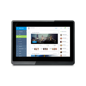 Usingwin-Monitor de pantalla táctil para interiores, panel frontal IP65 resistente al agua, 7 pulgadas, negro, pequeñas máquinas para negocios, adaptador de corriente - Product Image 1