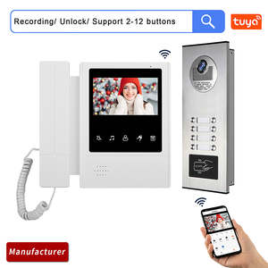 8 <strong>Buttons</strong> Apartment 530*8-V43E168-WIFI Tuya Video <strong>Intercom</strong> Doorbell Smart Camera <strong>System</strong> <strong>With</strong> RFID Card Unlock - Product Image 2