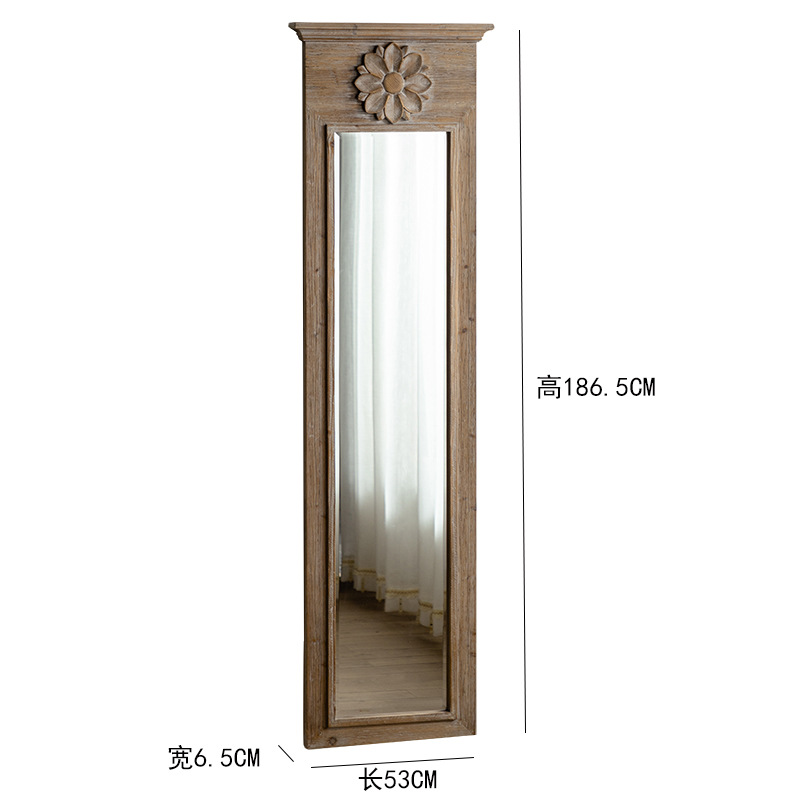 Miroir pleine longueur sculpté - A2245