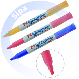 Sipa SH821 High Capacity <strong>Chisel</strong> <strong>Nib</strong> Fluorescent Effect Highlighter <strong>Marker</strong> Pens for School Office Use - Product Image 1