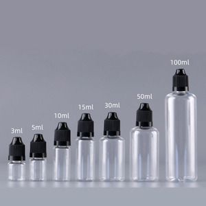 Homay Botella Vacía de Plástico Transparente, Cuentagotas de 5ml, 10ml, 15ml, 20ml - Product Image 4