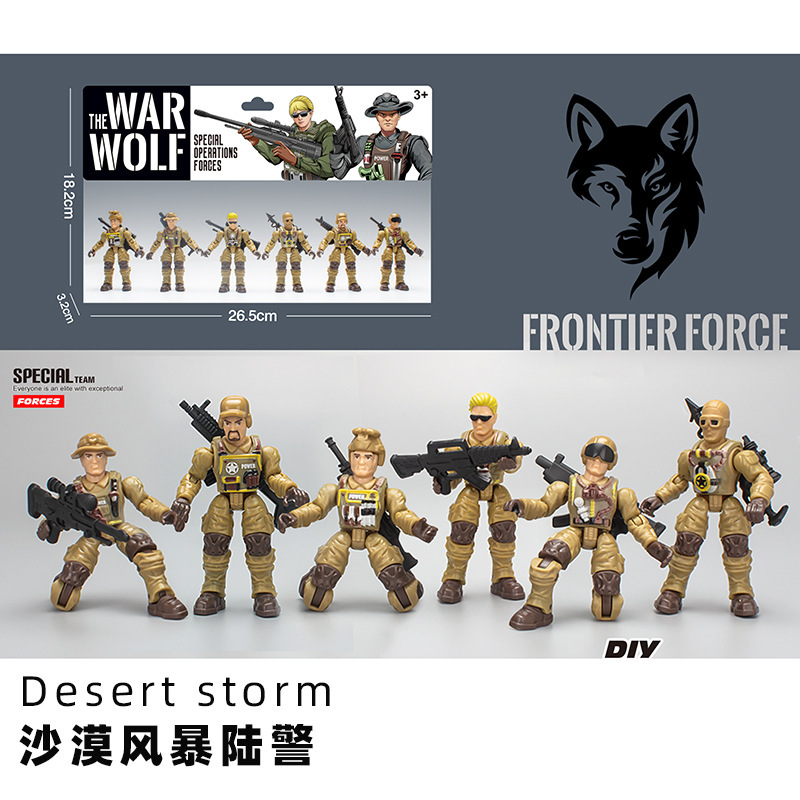 Tormenta del desierto swat-14 articulaciones móviles