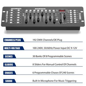 DMX512 <strong>Controller</strong> 192 Channel <strong>DMX</strong> Light <strong>Controller</strong> <strong>DMX</strong> Consoler <strong>DMX</strong> <strong>Controller</strong> for Dj Lights Party Bar Disco Club Stage Lights