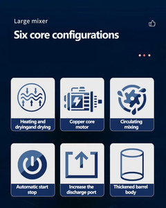 Nhựa nguyên liệu trộn 500kg lớn trộn Công suất vít dọc khuấy để bán - Product Image 6