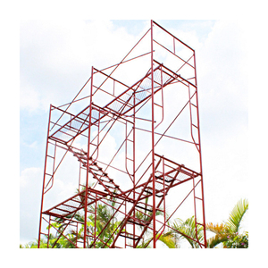 นั่งร้าน Formwork H กรอบระบบนั่งร้านโลหะก่อสร้างนั่งร้านรุ่น