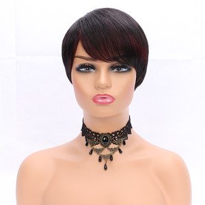 ピクシーカット人毛ウィッグ人毛メーカー直販 - Product Image 2
