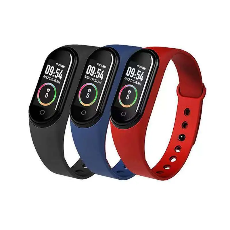 LOTOS JEWELRY Smart Band orologio economico contapassi sportivo Fitness Tracker M4 smart Watch per uomo