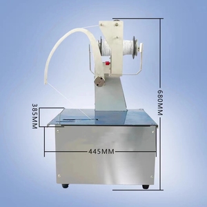 <strong>Automatic</strong> Electric Desktop Strapping Machine for Fruit Vegetable Packaging Elastic Rope Wood Pouch Food <strong>Use</strong> Gear Core Component - Product Image 4