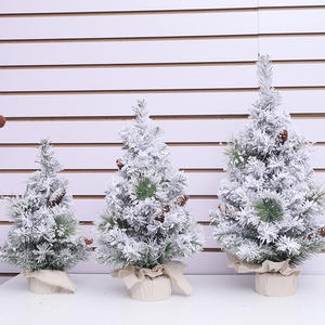 Noel ağaçları küçük boyutlu karla kaplı yılbaşı ağacı süsleri noel ağaçları - Product Image 4