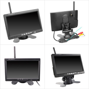 Simple Wireless 7 Inch <strong>LCD</strong> Rear View Monitor Big <strong>Display</strong> Screen Night Vision <strong>Reversing</strong> Camera Input for Parking System Aid AHD - Product Image 2