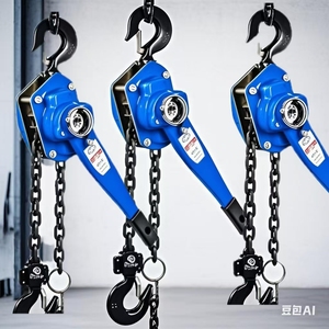 9吨手动环链葫芦钢链块和杠杆葫芦施工使用手链动力源型号VL Hsz型 - Product Image 1
