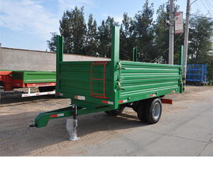 3吨4吨5吨高品质单轴自卸农用自卸拖车拖拉机拖车 - Product Image 5
