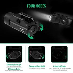 Siêu nhỏ gọn 1200 lumens nhôm Led cao Strobe Torch với IP65 Beamer đèn pin cho phạm vi & phụ kiện - Product Image 6