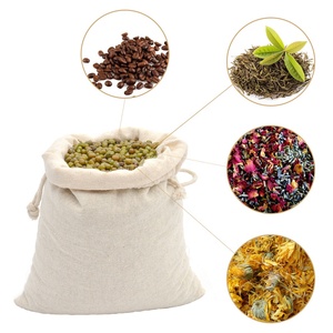 Tùy Chỉnh Cotton Muslin Dây Rút Bao Bì Túi Hộ Gia Đình Dây Kéo Túi Bụi Bằng Chứng Bông Túi Cho Lưu Trữ Pantry Quà Tặng - Product Image 4