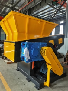 NJWX การรีไซเคิลขยะพลาสติก การออกแบบเพลาคู่เดี่ยว พลาสติกเสีย PP PE PVC HDPE เครื่องทําลายฟิล์มโปรไฟล์ท่อ - Product Image 3