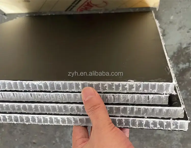 Aerespacial durável ultra leve, uso de construção de papel pp placa de colmeia de fibra de carbono
