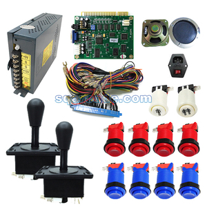 Jamma เกมอาร์เคดแบบคลาสสิก60ใน1ชุดพร้อมลำโพง24V จอยสติ๊ก Zippy อเมริกันปุ่มกด jamma ลวด PCB ฟุต - Product Image 4