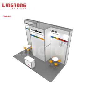 Thời trang 3x6 thành phần tiêu chuẩn Sistema nhôm kiosk tùy chỉnh triển lãm tradeshow gian hàng cho gian hàng - Product Image 4