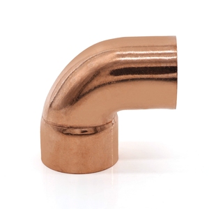 Pabrik penjualan langsung 90 derajat Tembaga siku pipa fitting satu sisi ekspansi tebal dinding tembaga siku untuk Havc dan pipa - Product Image 2