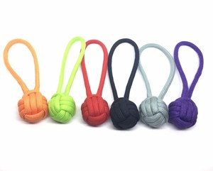 Handmade dây kéo kéo Key Fob khỉ nắm tay hải lý nút bóng chuyền Keychain Paracord Keychain - Product Image 1
