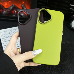 Lens koruma telefonu iPhone için kılıf 14 13 12 11 Pro Max mat cep telefonu kabuk iPhone 15 16 Pro Max - Product Image 6