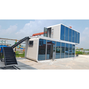 家庭用ガーデンポッド鋼製出荷容器プレハブ20ft & 40ftアップルキャビンリビングルーム出荷容器ハウス