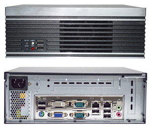 HVAEIPC S21 Mini PC Intel Core I3 I5 I7 con 2 * LAN 2 * COM 8 * USB para maquinaria Industrial sin ventilador Host de computadora de escritorio de gama alta - Product Image 1