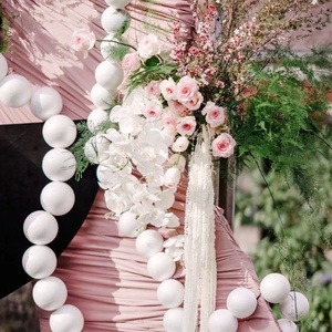 Wedding Party decors đầy màu sắc bọt bóng Garland Backdrop Strings rèm với vải Covers cho cảnh trang trí - Product Image 4