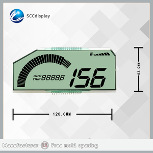 SJXDGW005 HTN Positiv 4,5 V 7-Monochrom-Segmentbildschirm Benutzer definierte Segment-LCD-Anzeige module - Product Image 4