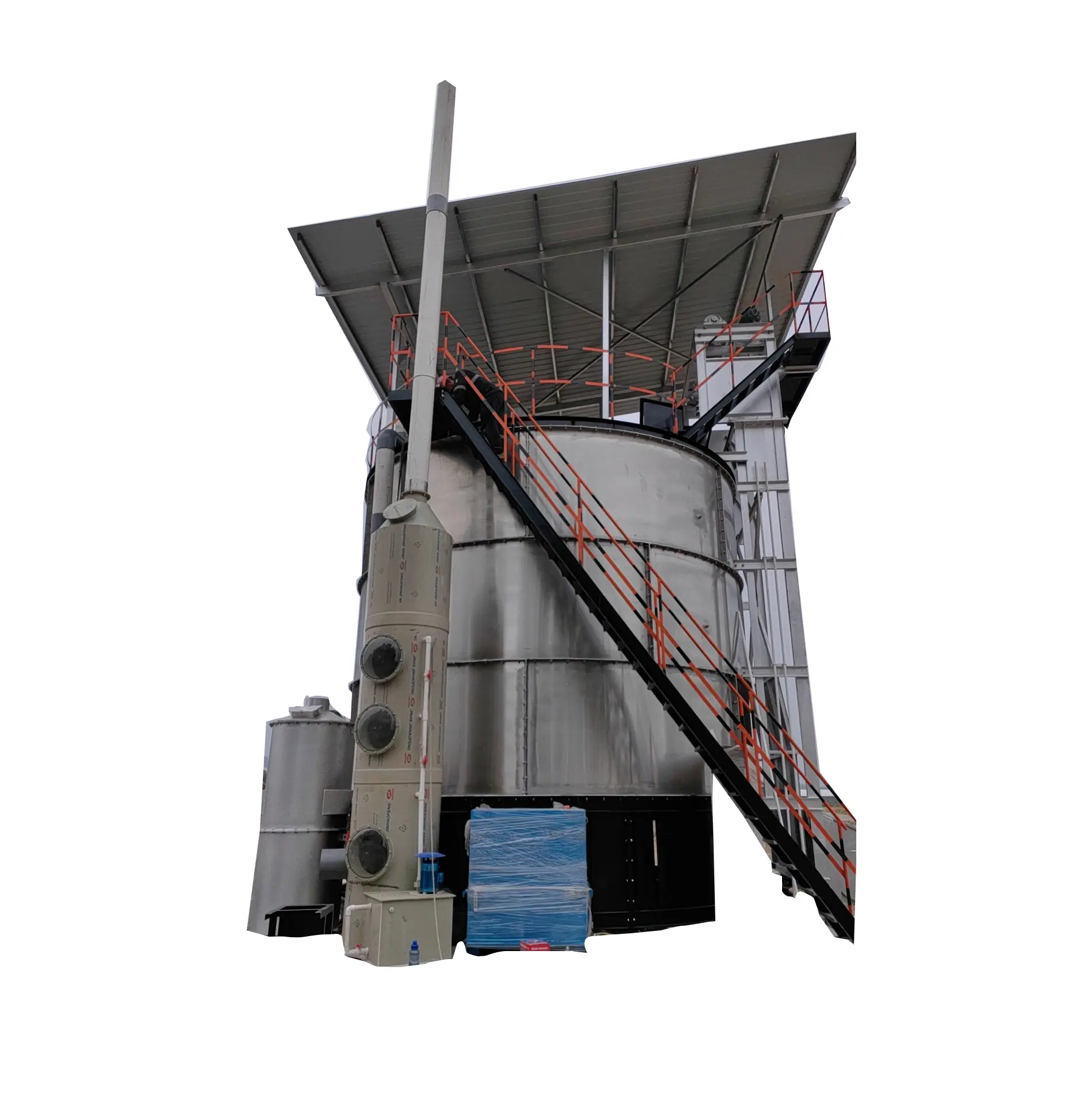 Máquina para hacer compost de desechos animales/tanque de fermentación de fertilizantes orgánicos/Máquina secadora de estiércol de aves de corral