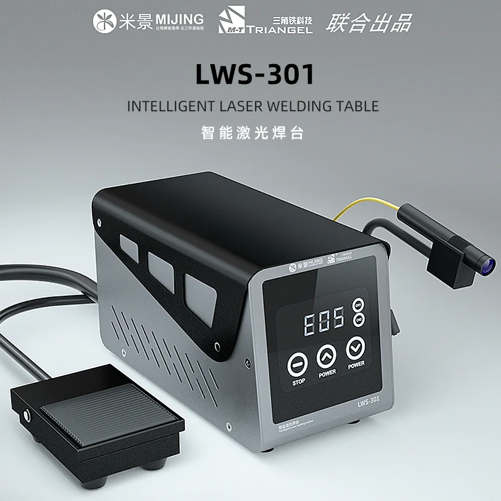 LWS-301 Mijing Intelligente Laser Lassen Solderen Station Voor Moederbord Hot Air Cpu Telefoon Reparatie Bga Smd Soldeer Tool