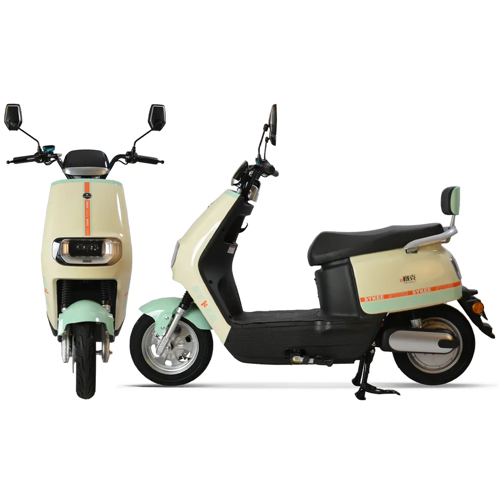 Wuxi precio barato bajo en carbono 600W Motor 60V 20ah Scooter eléctrico adultos motocicleta