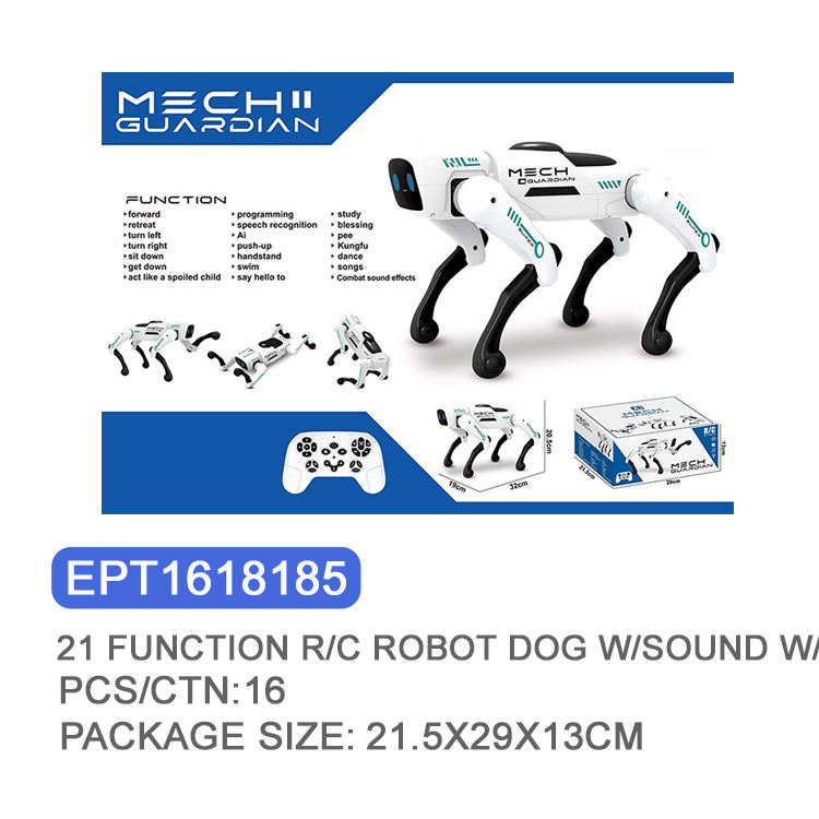 EPT1618185 - Chien Robot Vocal IA RC à 21 Canaux (16 pièces/ctn)