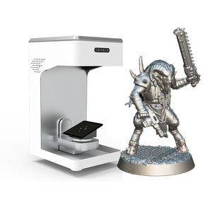 Escáner 3D de escritorio del fabricante para miniatura, figuritas y objetos pequeños